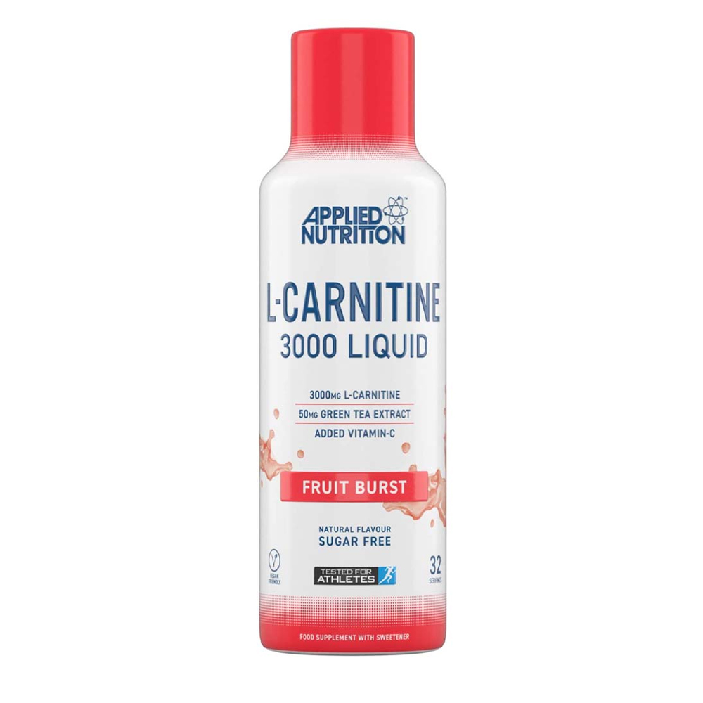 Applied Nutrition L-carnitine 300MG liquid and greean tea 32 serving fruit burst