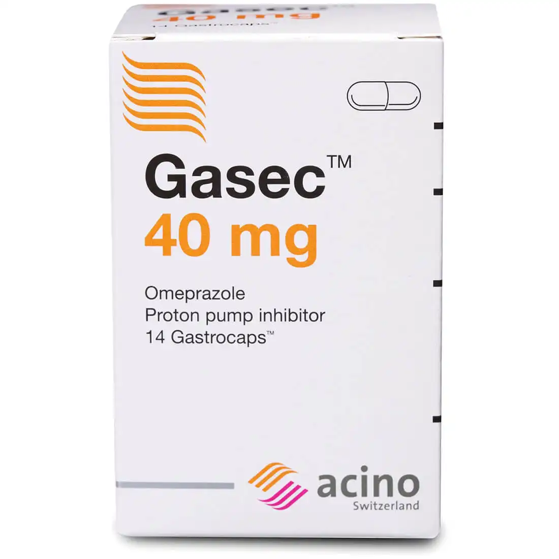 Gasec 40mg Gastro 14 Cap