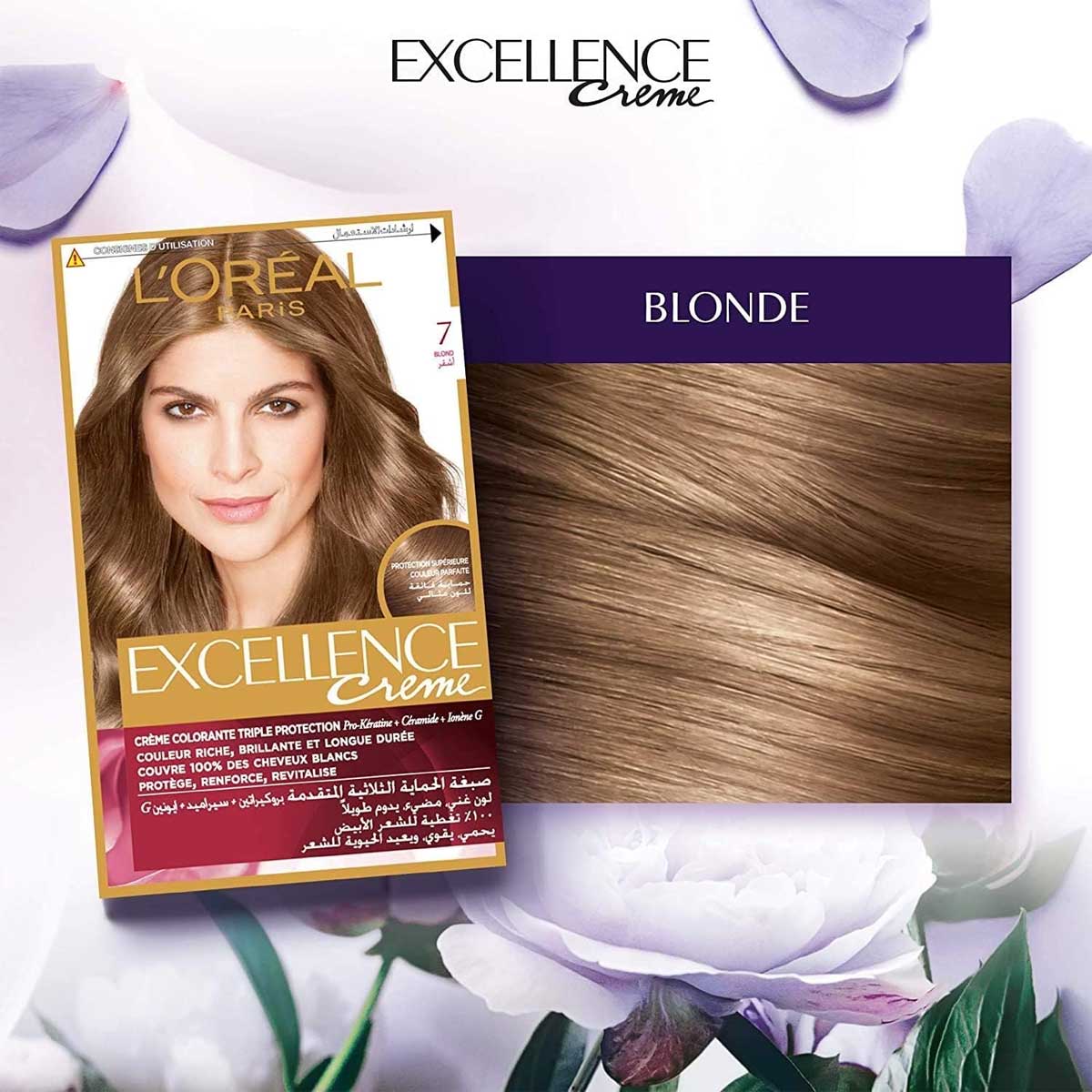 Loreal Excellence Kit 7 Blonde Blond