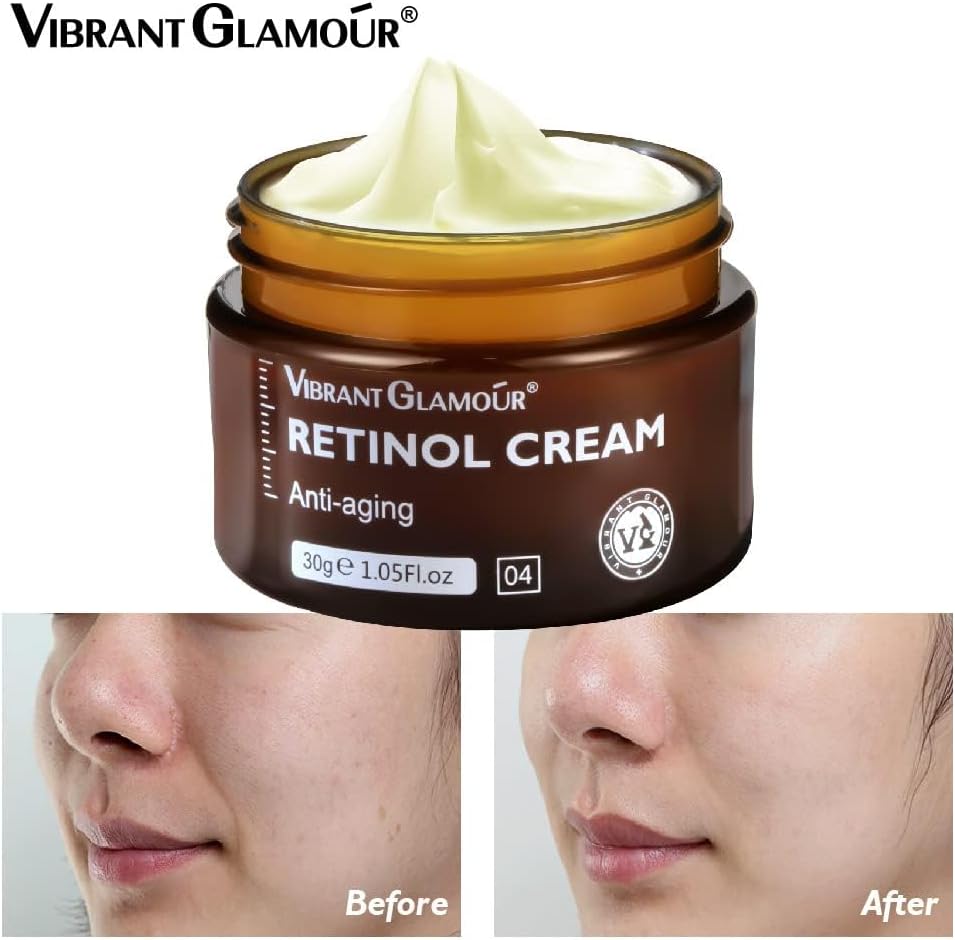 Retinol Face Cream For Skin Whitening, Face Moisturnizer For Dry Skin, Anti Wrinkle Firming & Skin Rejuvenation