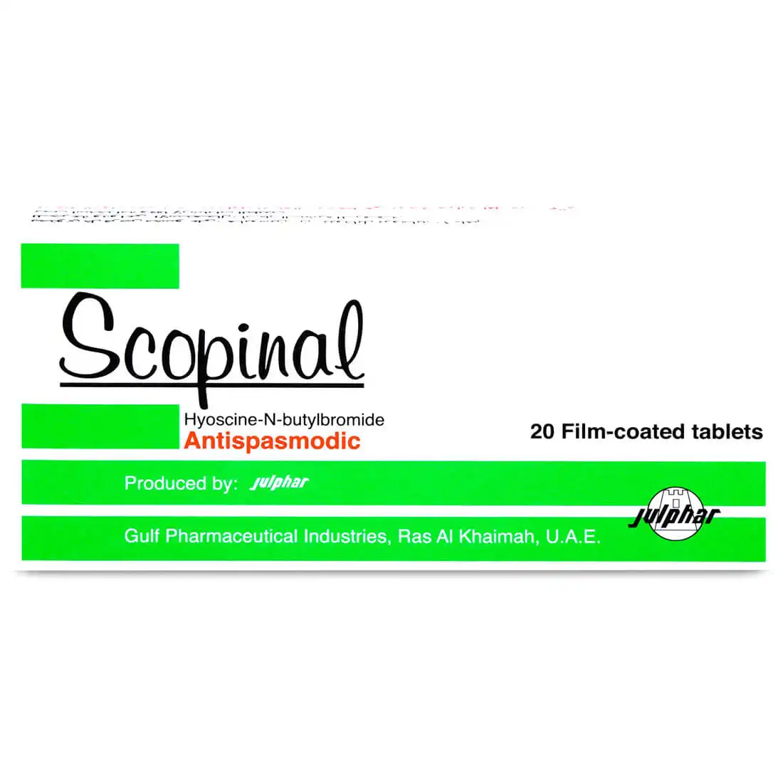 Scopinal 10 Mg 20 Tab