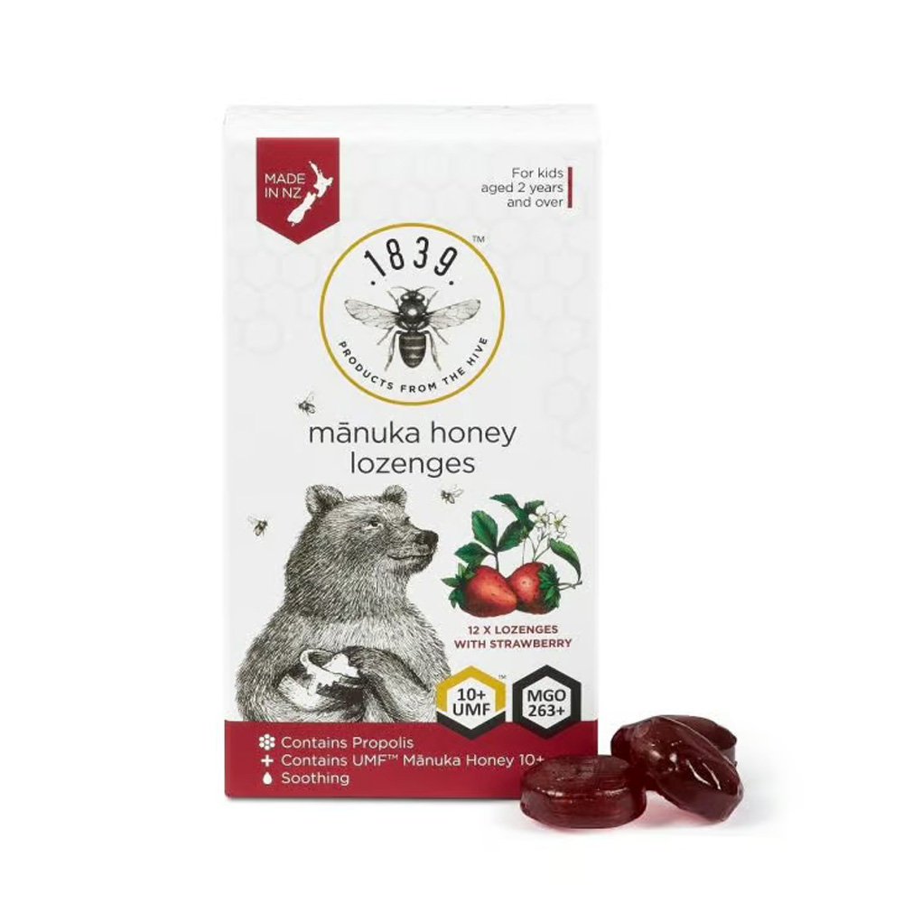 Manuka Honey Lozenges With Strawberry