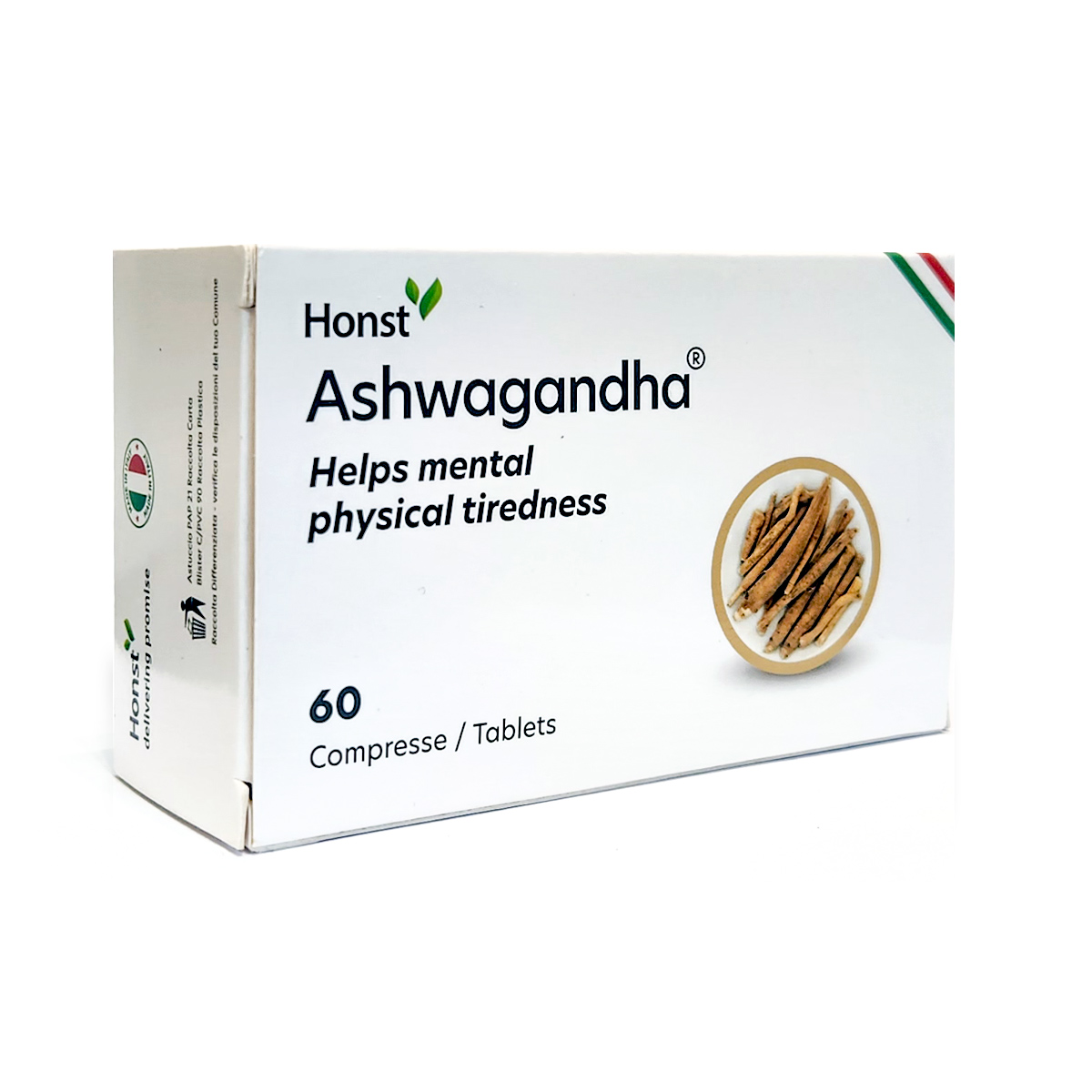 Honst- Ashwagandha - 60 Tabs - Helps mental & physical tiredness.