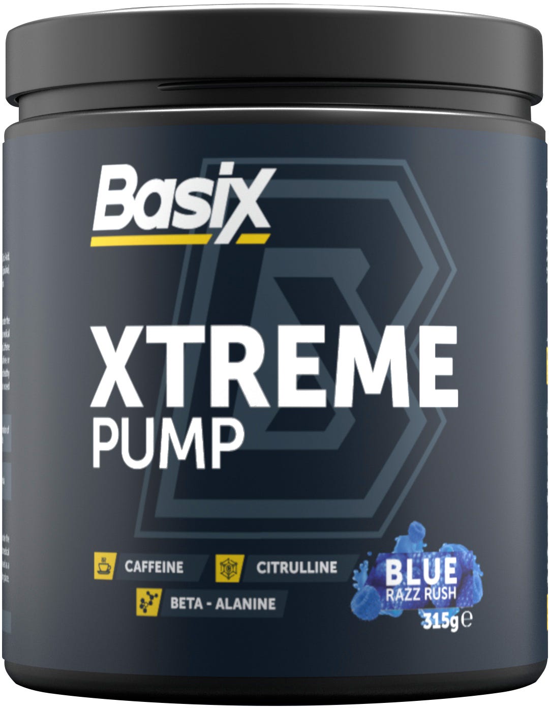 Basix Xtreme Pump Blue Razz Rush 315 Gm