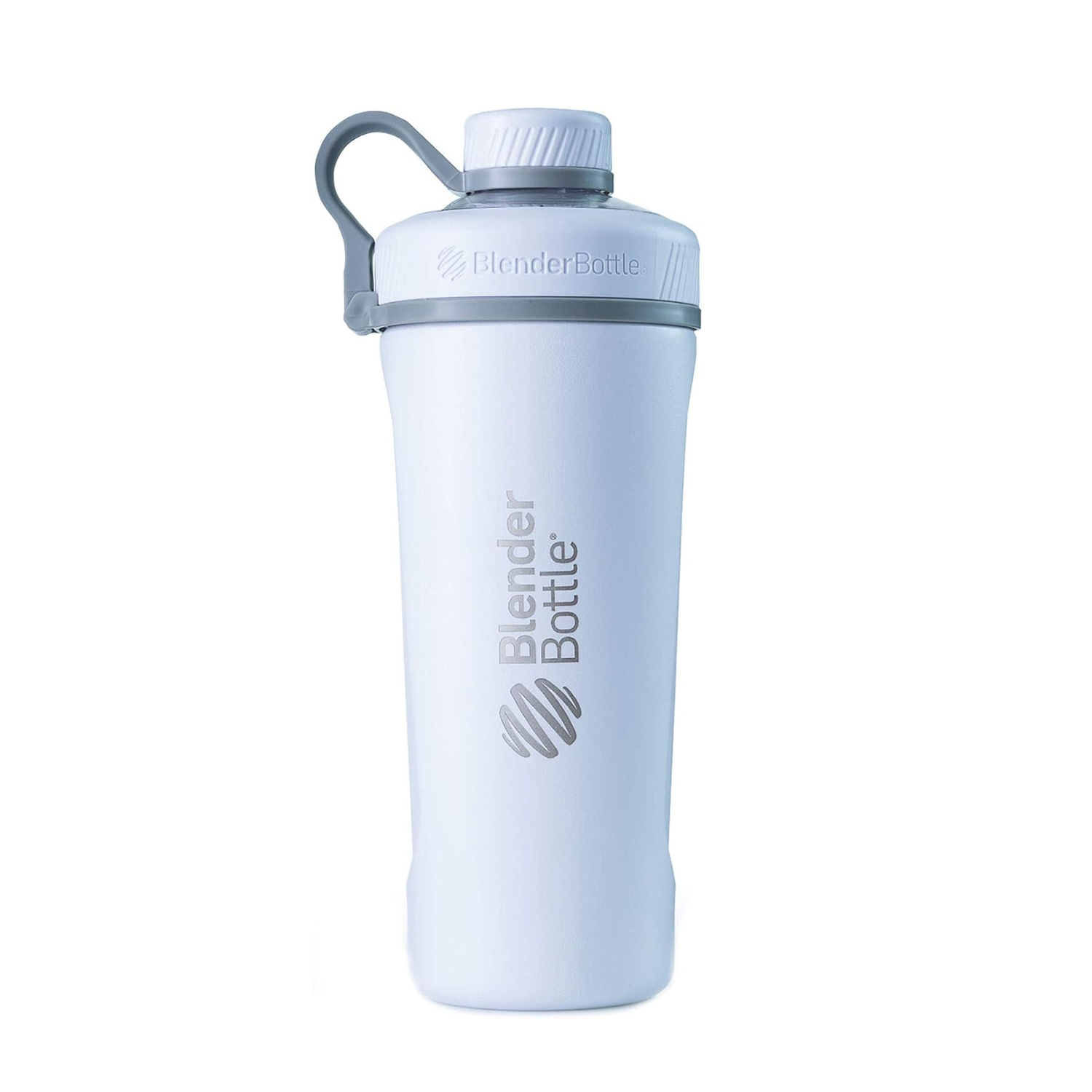 BlenderBottle - Radian Insulated Stainless Steel 26 oz. Water Bottle/Shaker Cup - Matte White