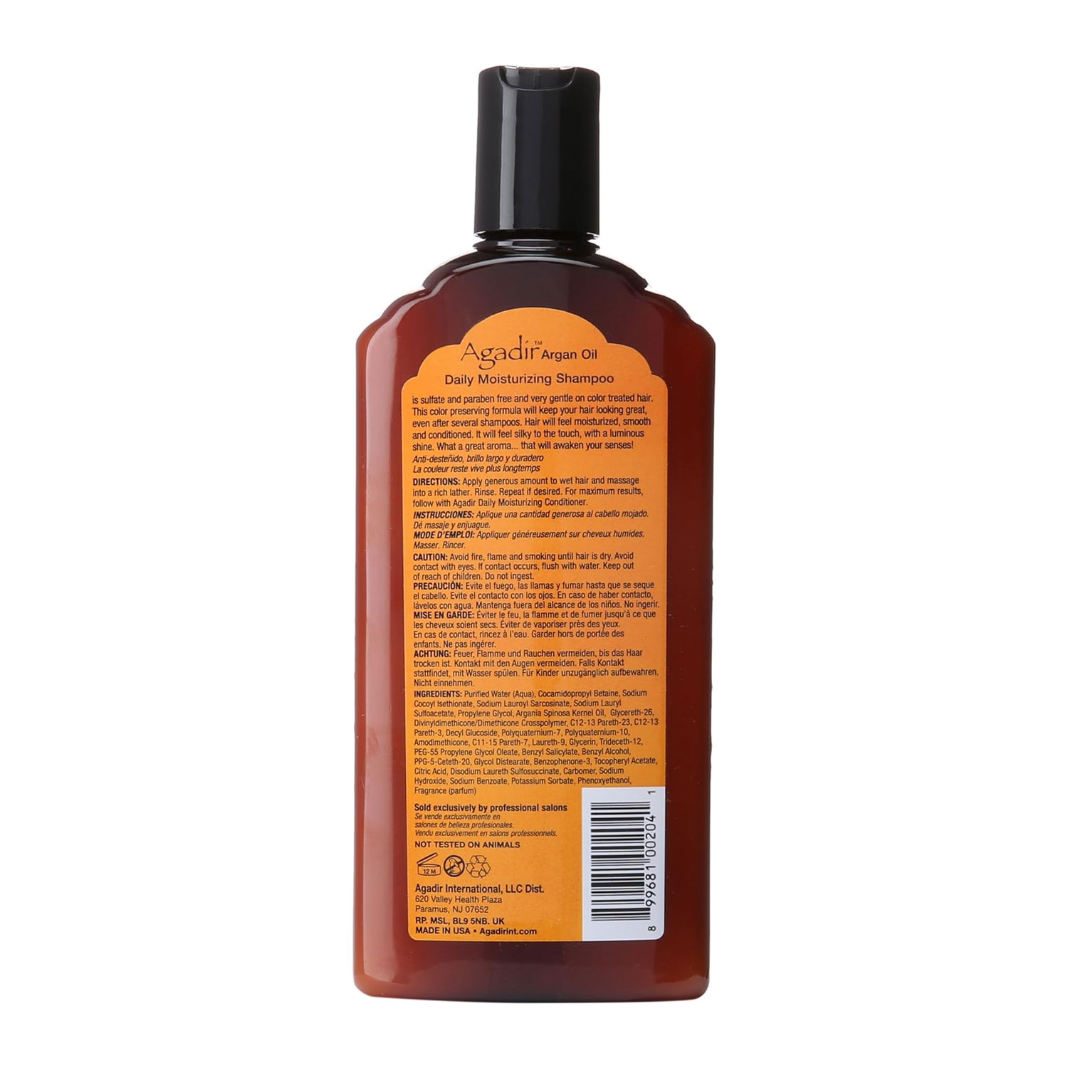 Agadir Argan Oil Smoothing Daily Moisture Shampoo 336 Ml