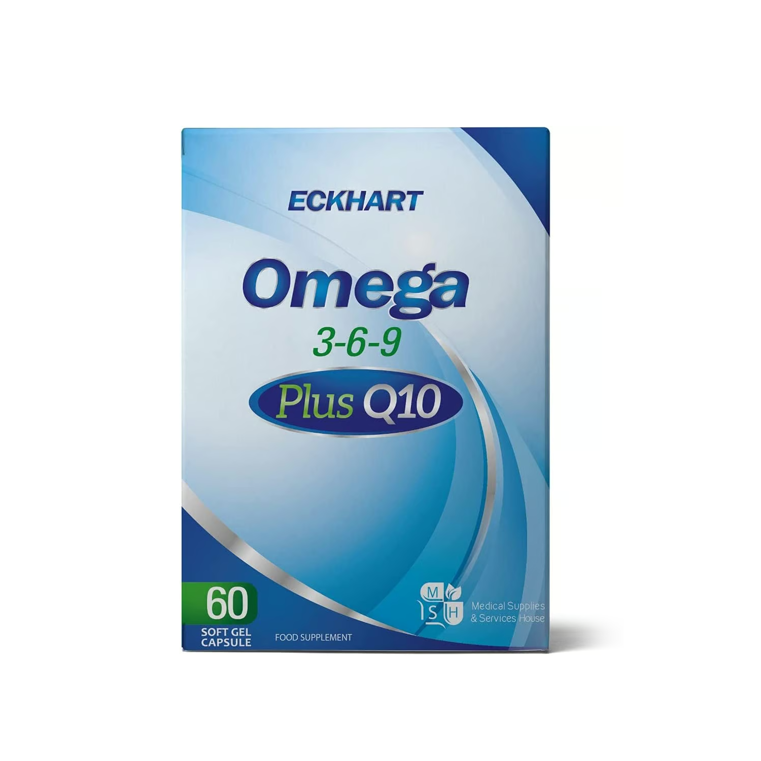 Omega 3-6-9 Plus Q10, 60 Capsules