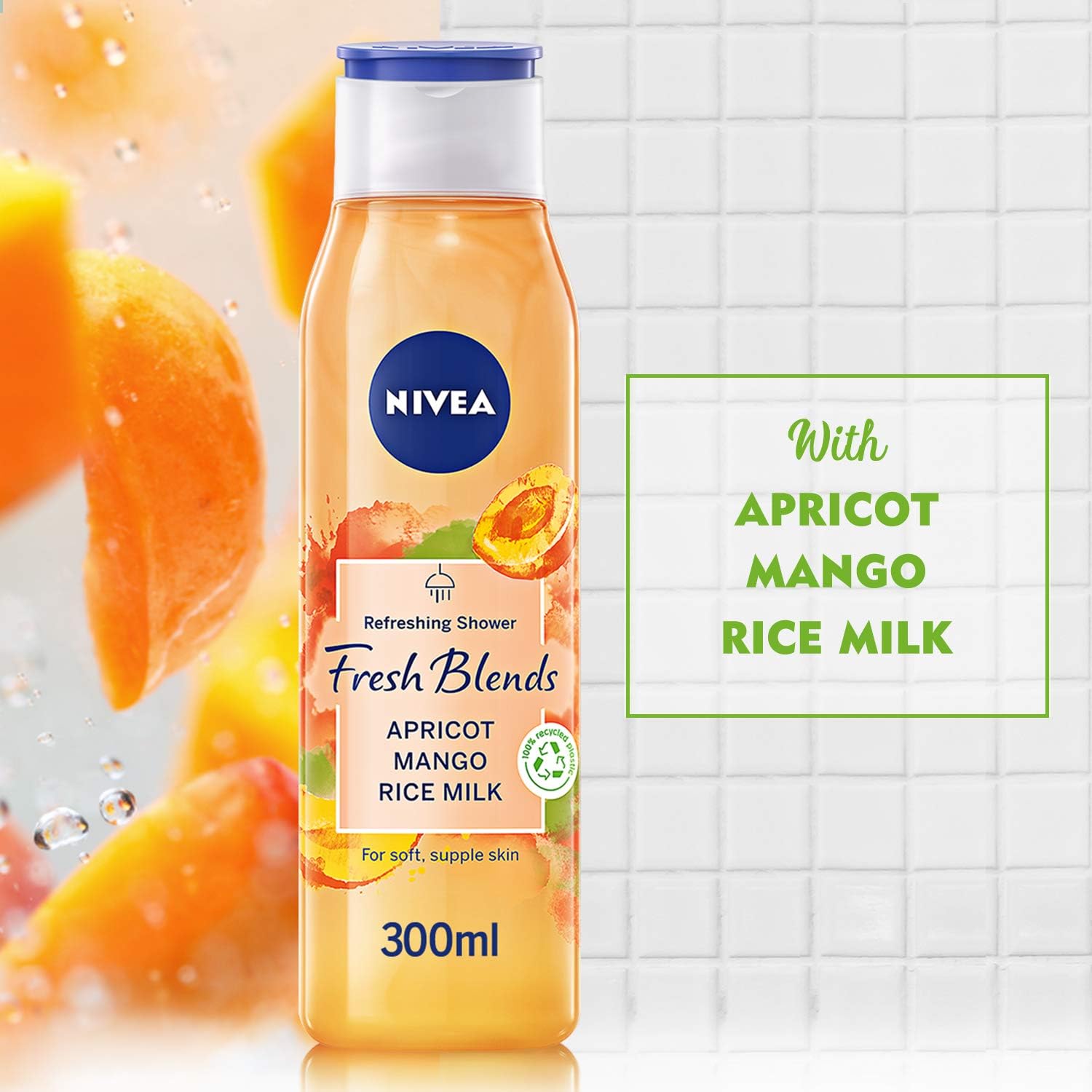 Nivea Refreshing Shower Fresh Blends Apricot & Mango 300Ml