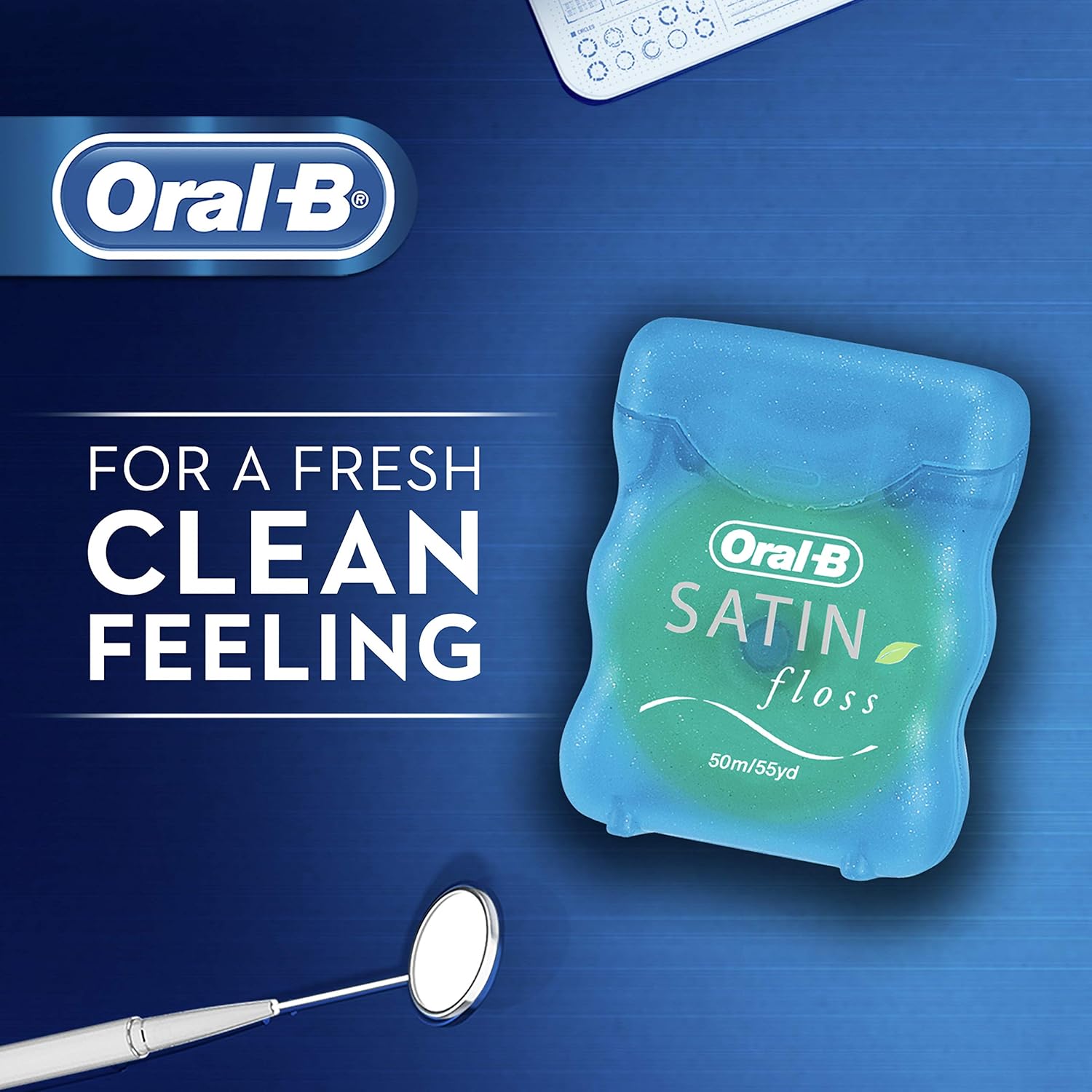 Oral b dental floss stain floss 25m