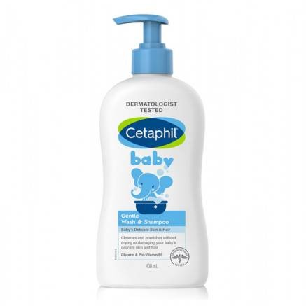 Cetaphil Baby Gentle Wash And Shampoo 400 Ml (Sensitive Skin)