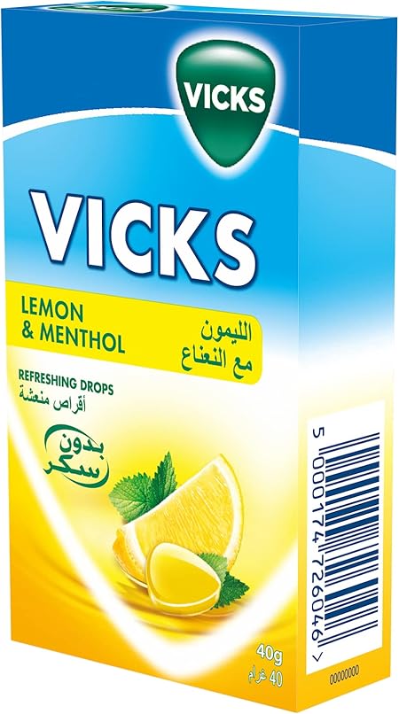 Vicks Lozenge Lemon And Menthol 40G