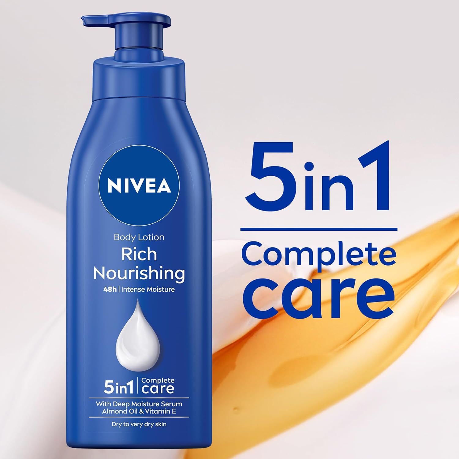 Nivea Body Lotion Extra Dry Skin Nourishing Almond Oil & Vitamin E 3X400 Ml