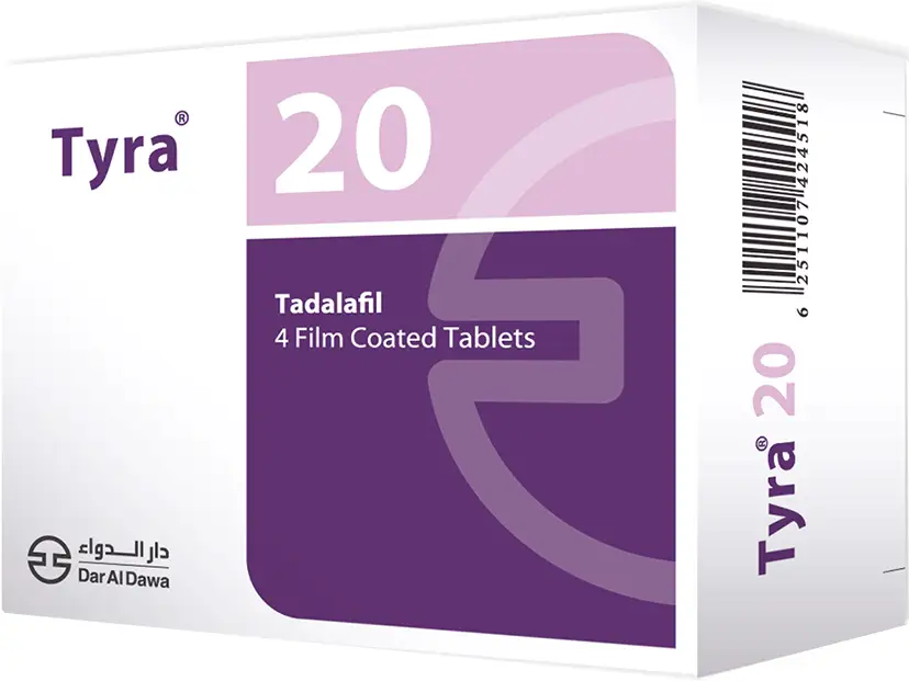 Tyra 20mg 4 Tab