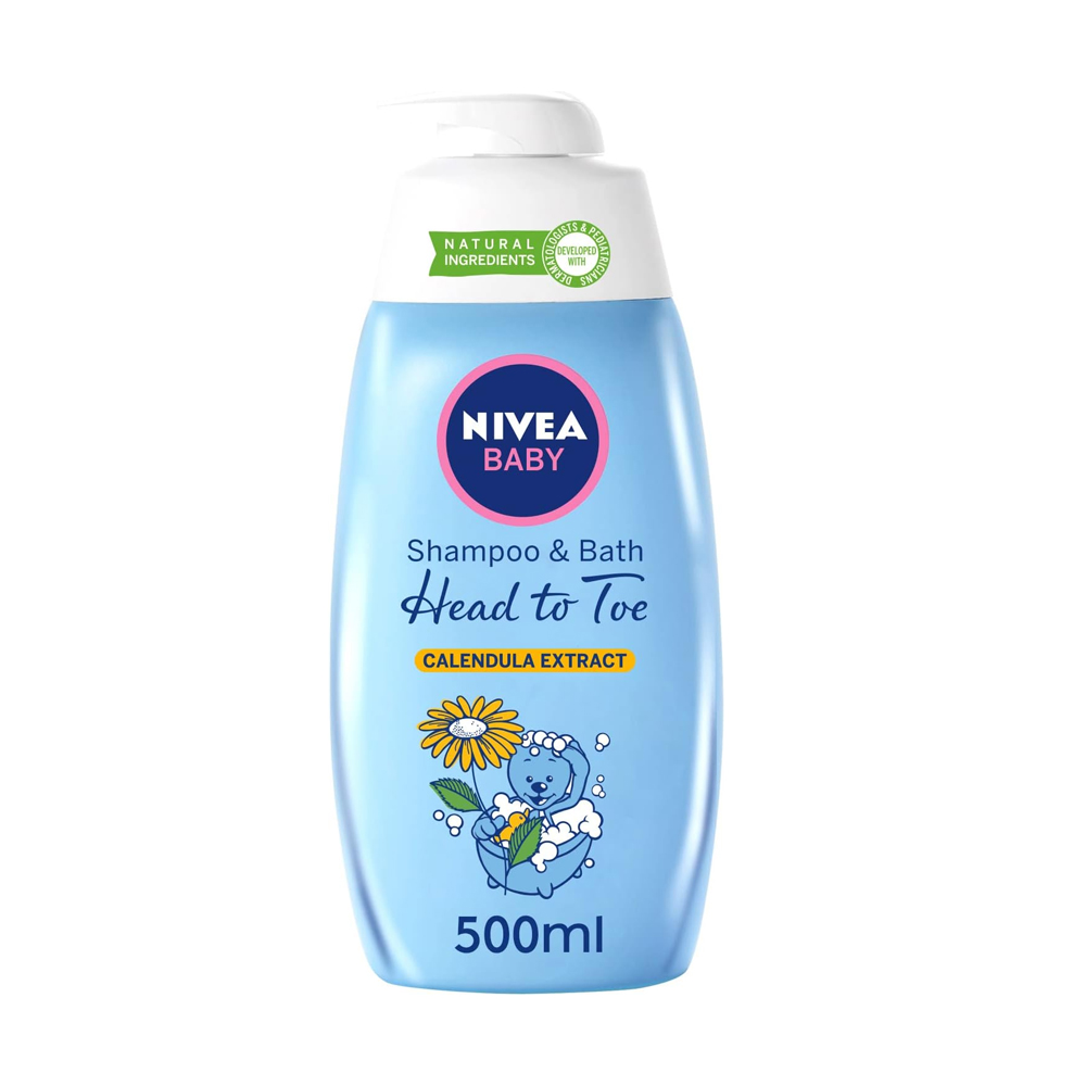 Nivea Baby Shampo Bath Head To Toe 500ml