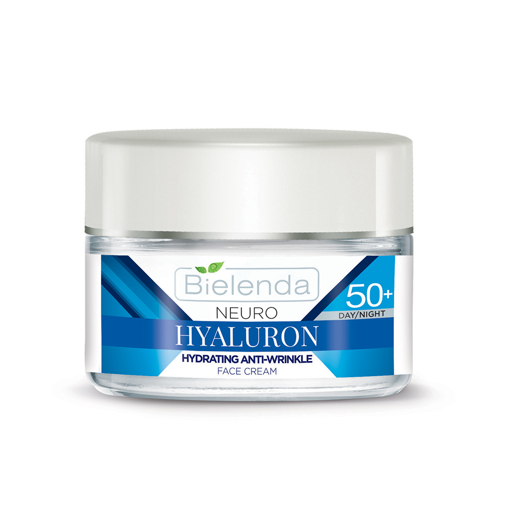 Bielenda NEURO +50 Hyaluron Hydrating Anti-Wrinkle Face Cream 50ml - Neuro Hyaluron 50+ Moisturizing Anti-Wrinkle Cream 50ml 