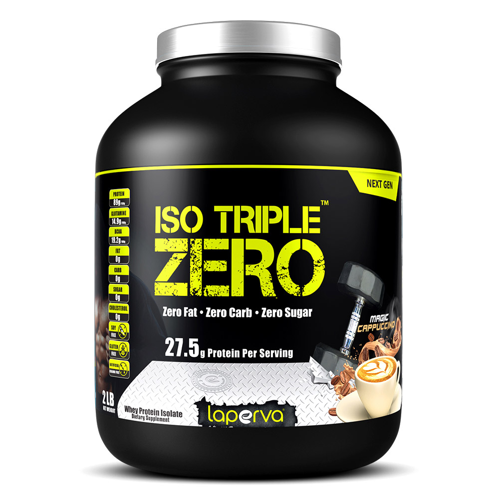 Laperva  ISO Triple zero 2LB, 25.7gm protein Cappuccino