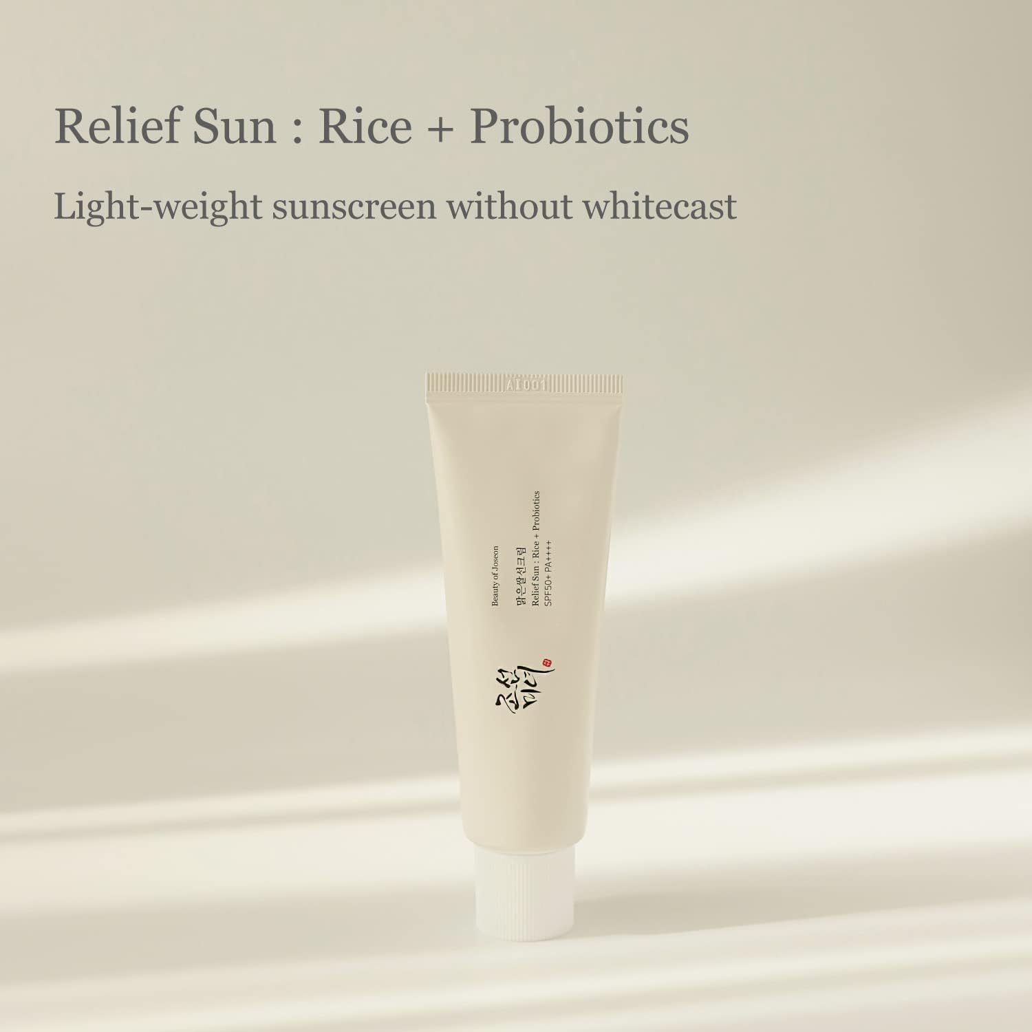 Beauty of Joseon, Relief Sun: Rice + Probiotics, SPF 50+ PA ++++, 50 ml