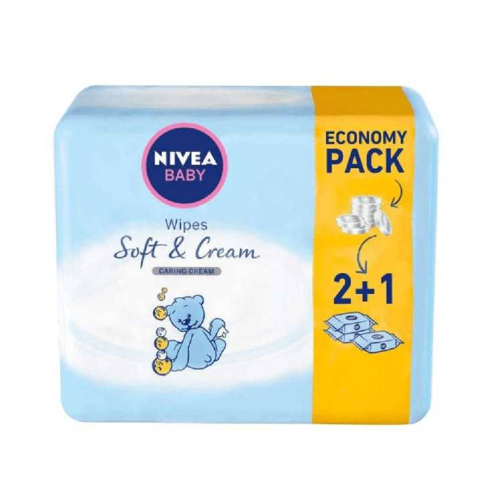 Nivea Baby Wipes Soft And Cream 189 wipes