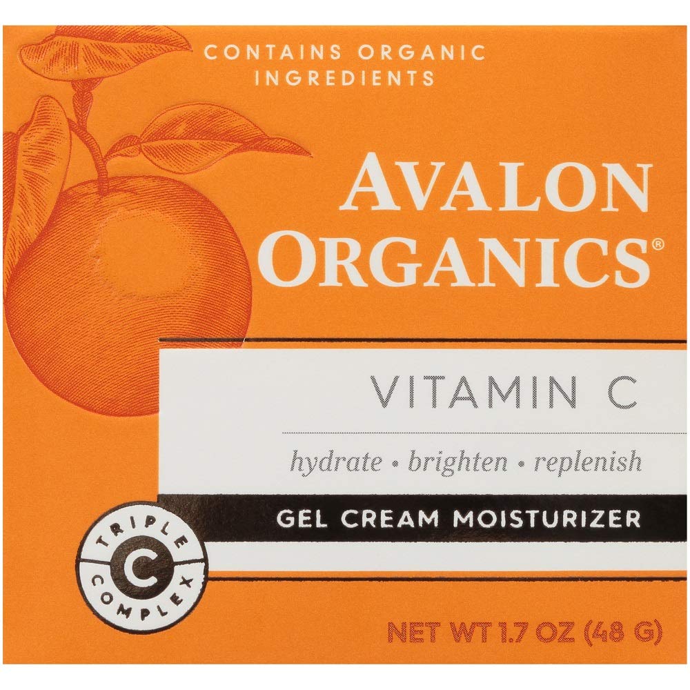 Avalon Organics Vitamin C Gel Cream Moisturzer 48 G