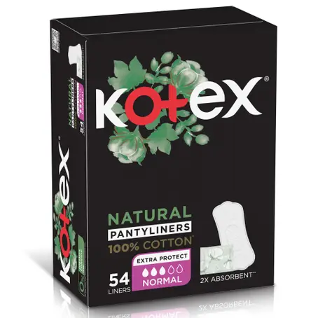 Kotex Cotton Pantyliner Normal Size 54 Pcs