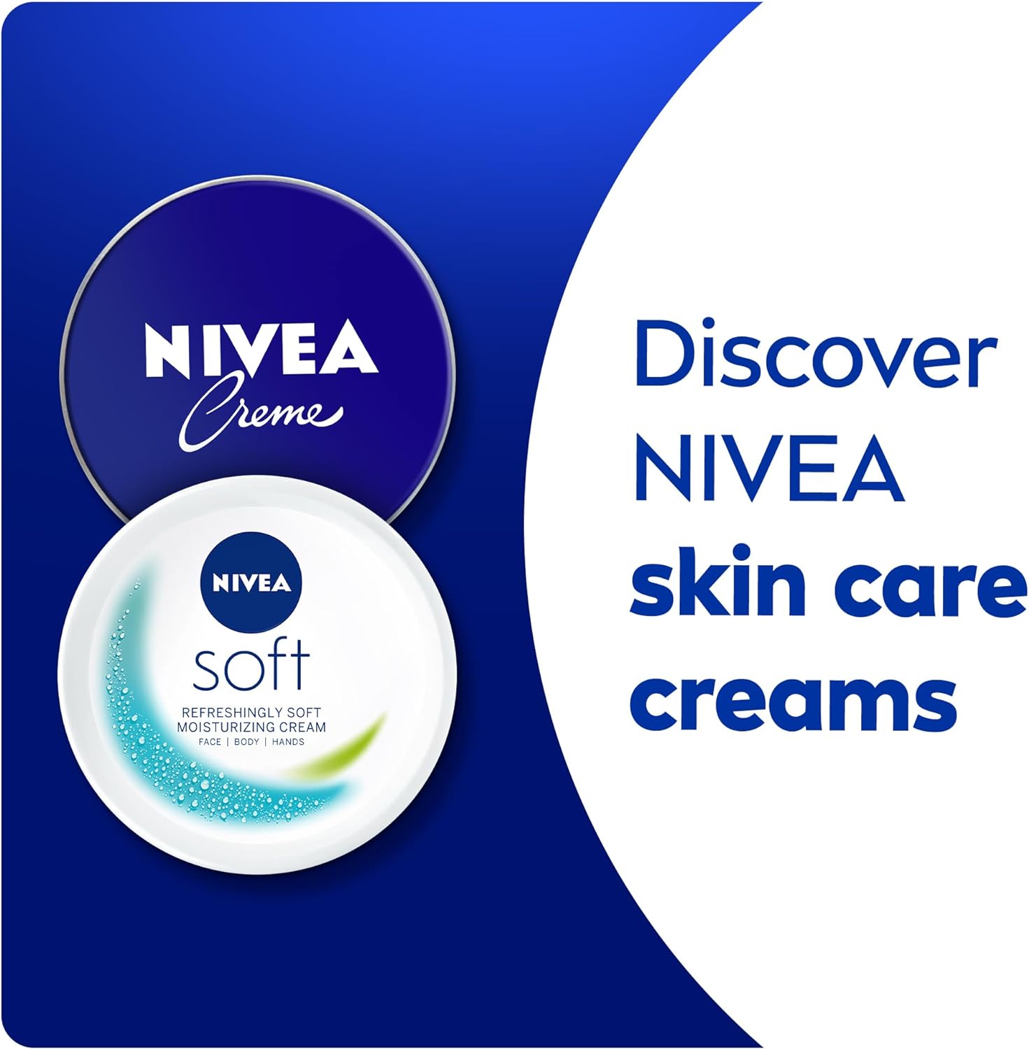 Nivea Creme Moisturising Cream Universal All Pourpose Face Body Hands Tin 400 Ml