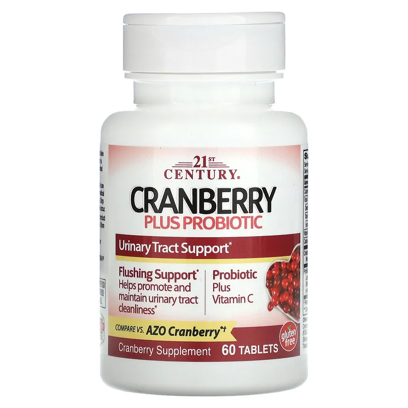 21St Century Cranberry Plus Probiotic 60 Tab