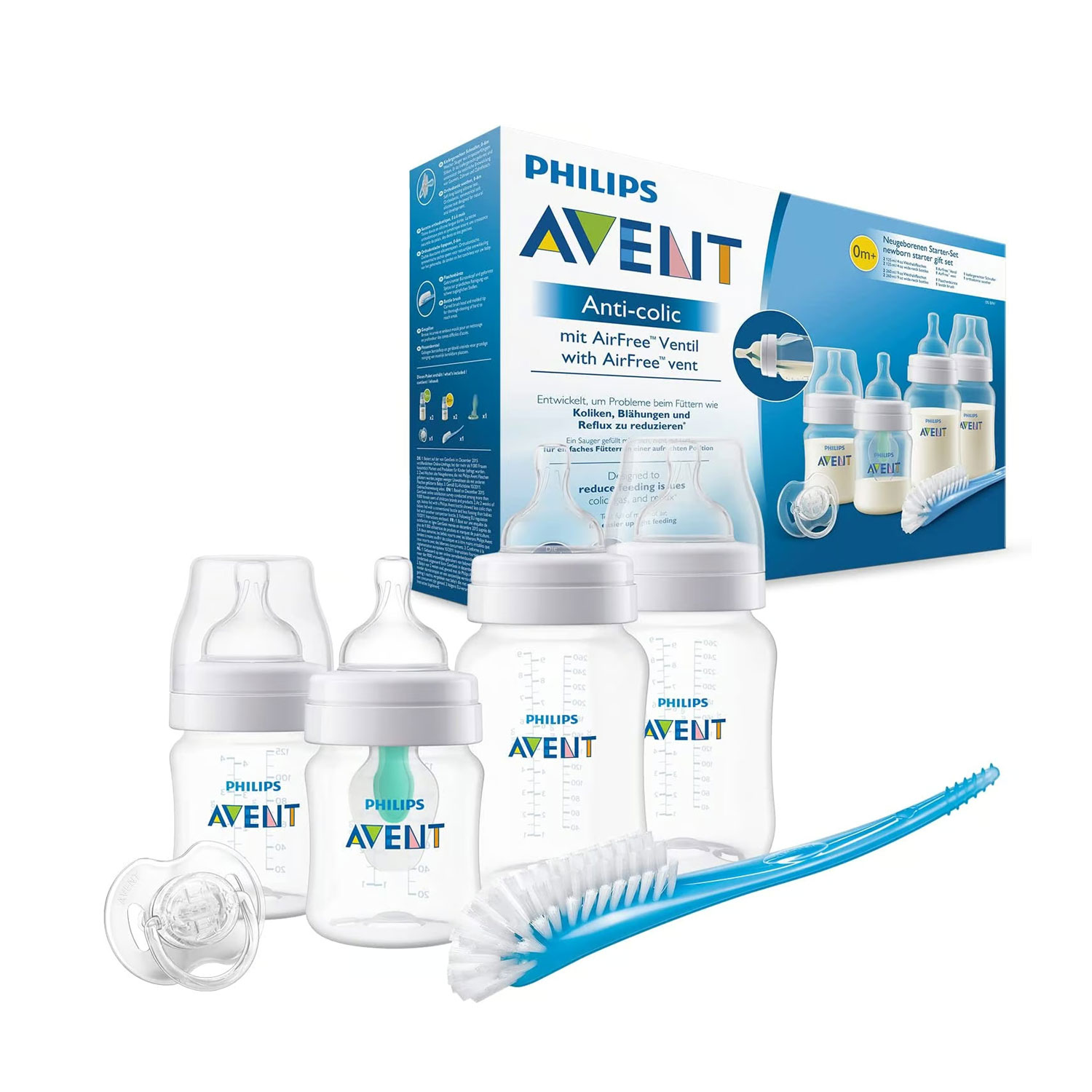 Philips Avent (SCD807/00) Anti-colic baby bottle with set opening