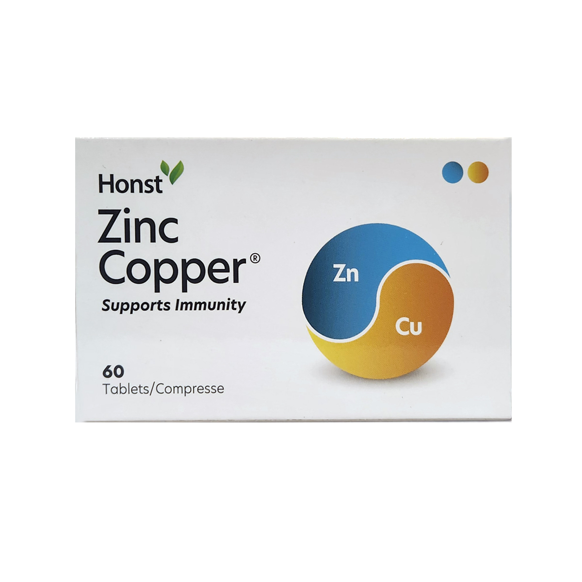 Zinc Copper, Support immunity ,60 Tablets/Compresse