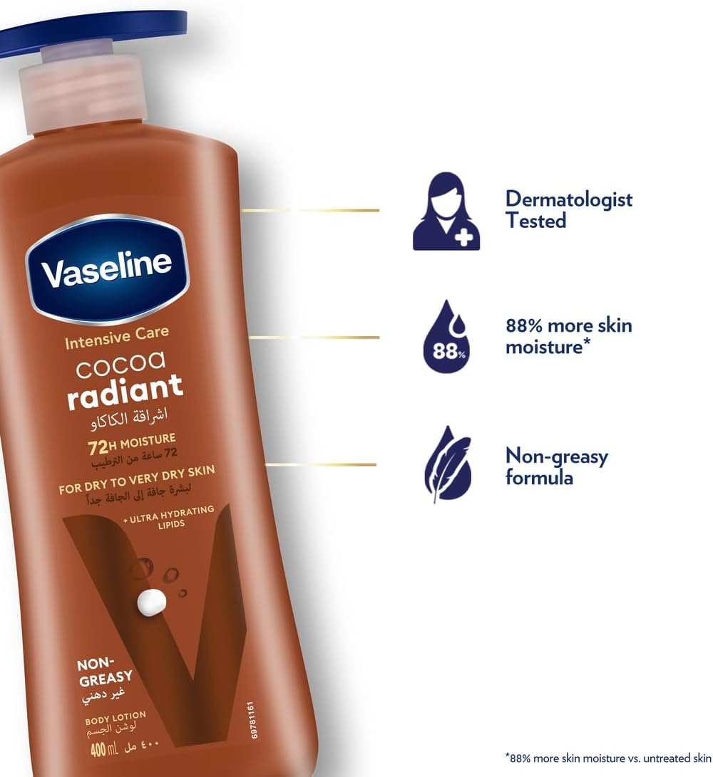 Vaseline Lotion Cocoa Radiant 725 Ml