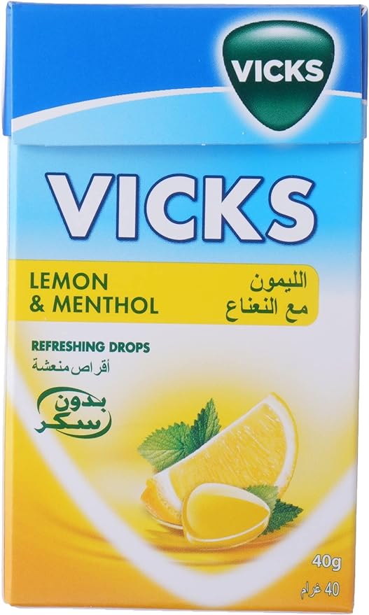 Vicks Lozenge Lemon And Menthol 40G