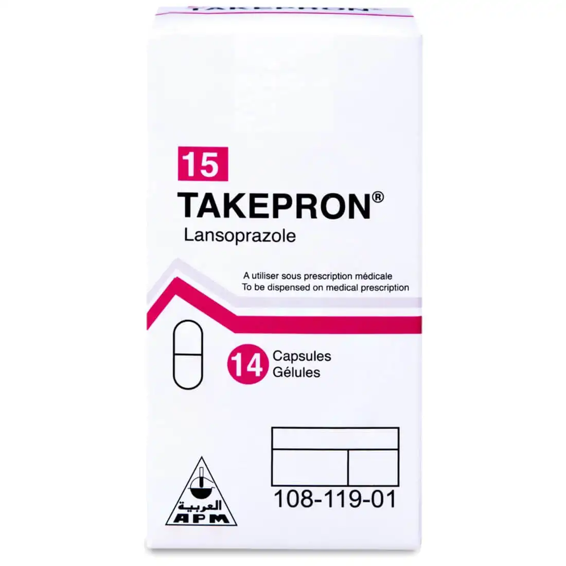 Takepron 15 Mg 14 Cap