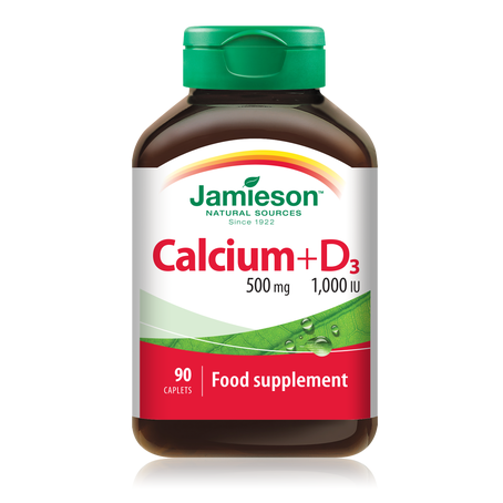 Jamieson Calcium 500mg+vitamin d3 1000