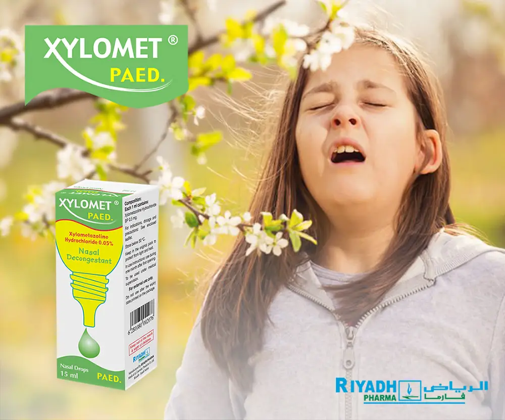 Xylomet paed nasal drops