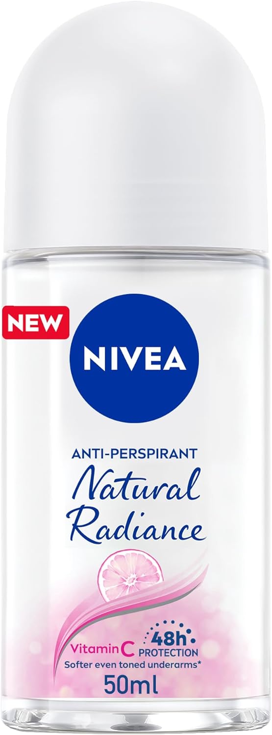 Nivea Antiperspirant Roll On For Women 48H Protection Natural Radiance 50 Ml