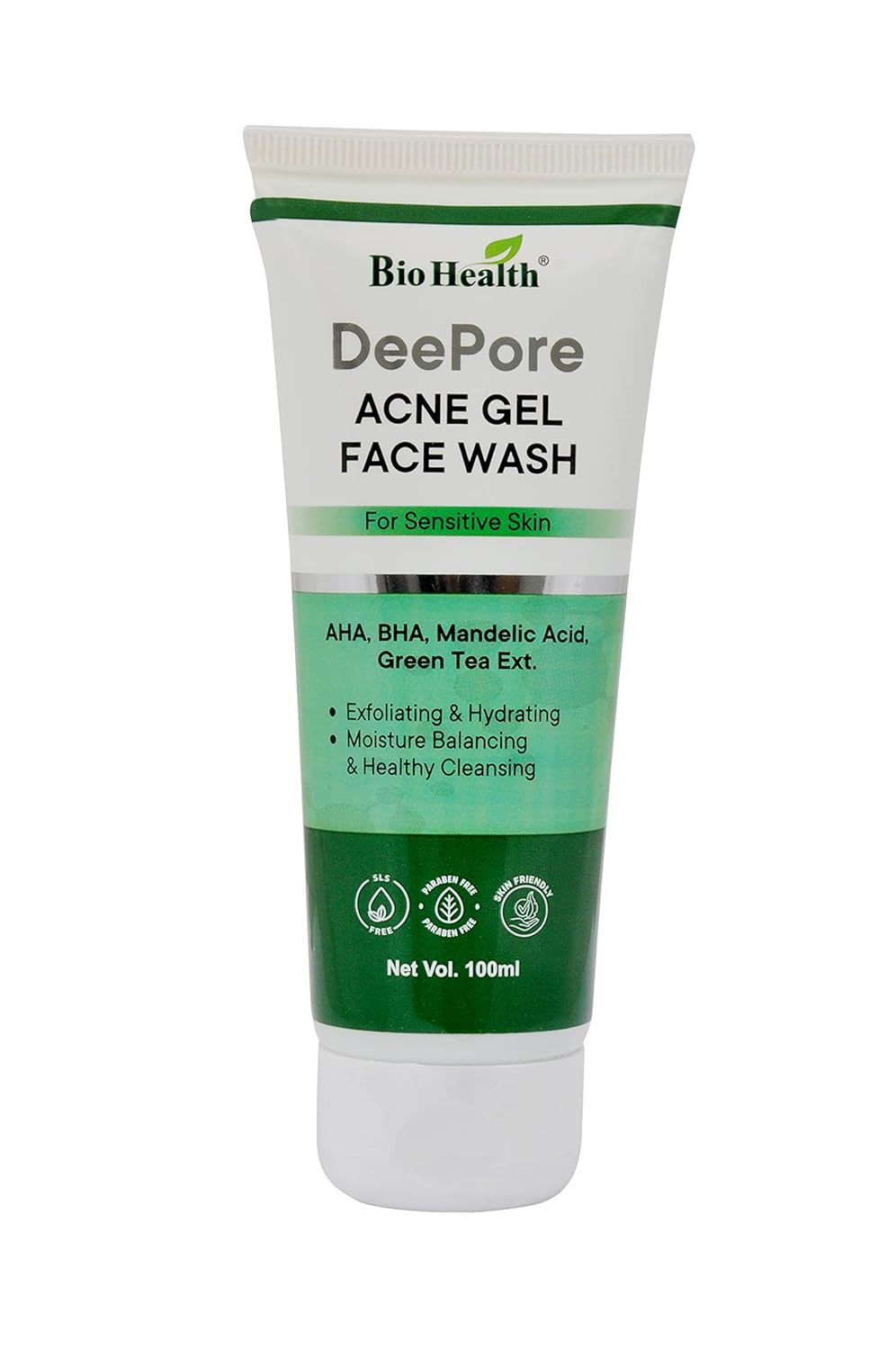 Bio Health Deepore Acne Gel Face Wash 100 Ml