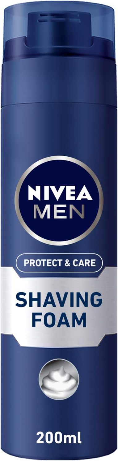 Nivea Shaving Foam Fresh Cool 200ml-Protect and Care