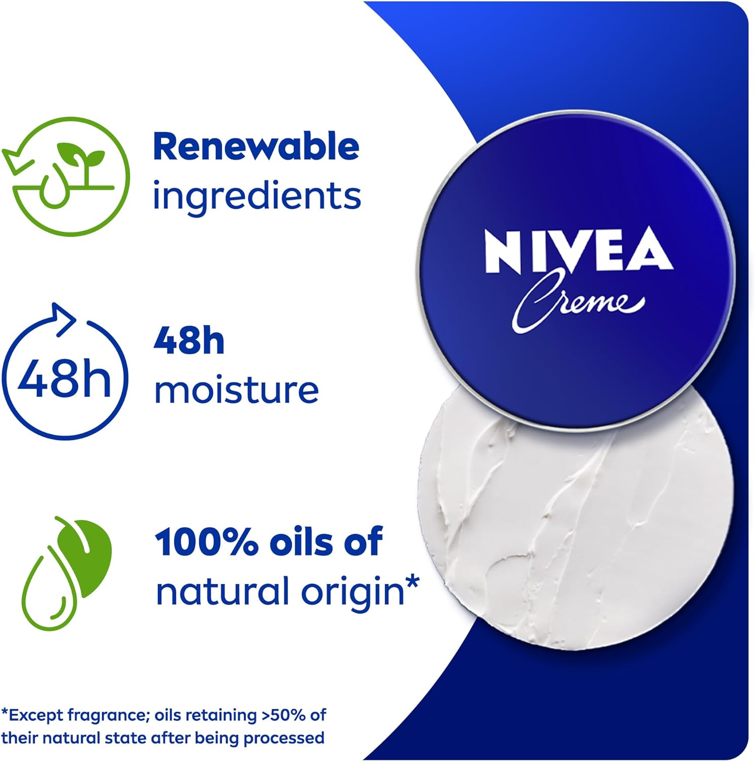 Nivea Creme Moisturising Cream Universal All Pourpose Face Body Hands Tin 400 Ml