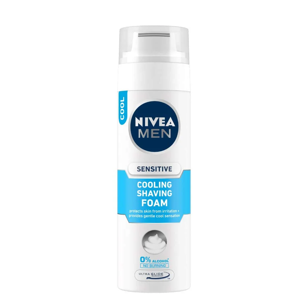 Nivea Shaving Foam Fresh Cool 200ml Sensitive