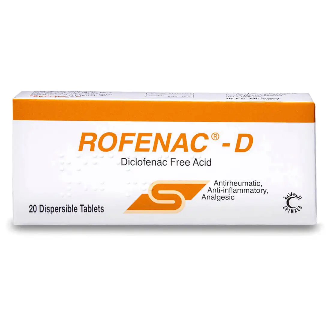 Rofenac D  tabs 50 mg rmbp  20  p