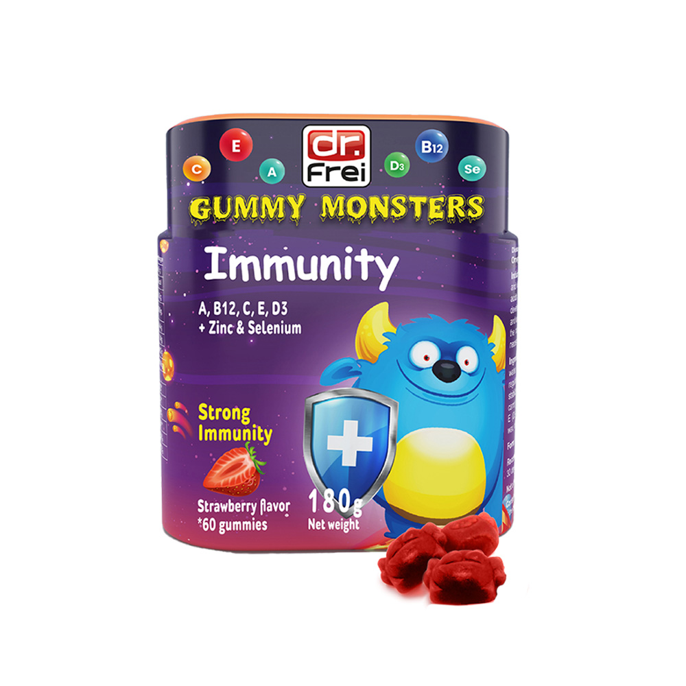 Dr Frei Gummy Immunity 60 gummies, Strawberry flavour