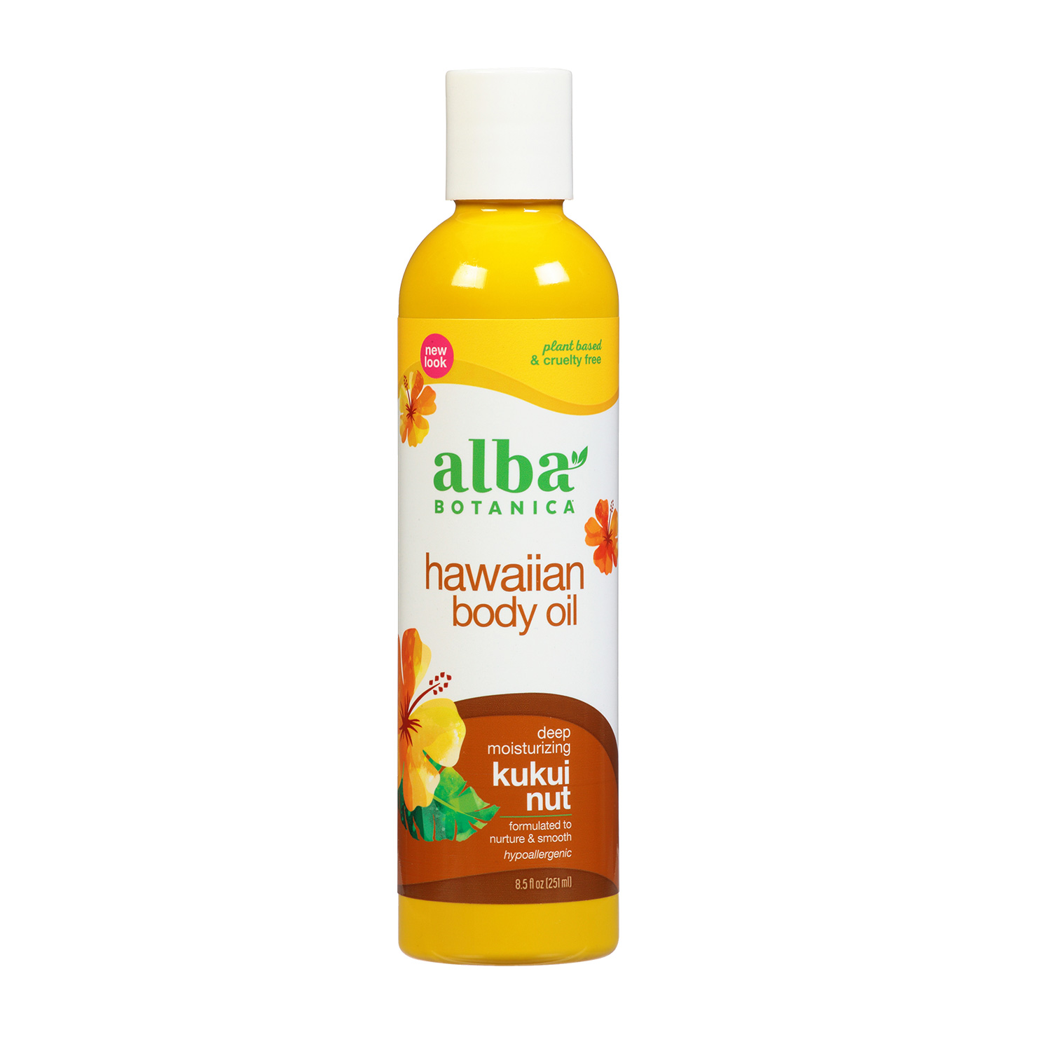 Alba Botanica Alba Kukui Nut Msg Oil 251 Ml