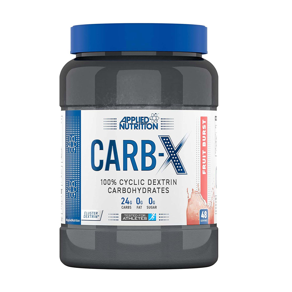 Applied Nutrition Carb-X 100%  Cyclic Dextrin carbohydrates 24gm Fruit Burst 48 Serving 1.2Kg